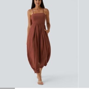HALARA Brown Jumpsuit